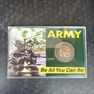 Army Commemorative Coin with Display
